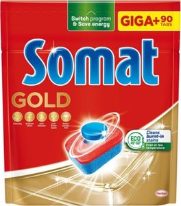 Somat Giga+ Tabs Gold Kapsułki do zmywarki, 90 sztuk