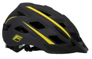 FISCHER Fahrrad-Helm "Urban Montis" Größe: S/M schwarz Kopfumfang: 520 - 590 mm