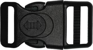 10 Steckschnallen m. Sicherung Klickverschluss Klippverschluss Gurtschnalle, Größenwahl , Größe:20 mm | 52 x 26 mm | schwarz