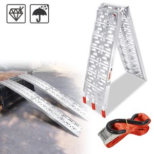 LZQ Skladacia rampa 340kg Hliníková rampa Motocyklová rampa Protišmyková nakladacia rampa 2300x280mm pre motocykel alebo moped