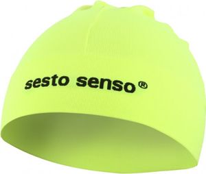 Funkčná čiapka na behanie THERMO ACTIVE Jogging Trekking Outdoor SESTO Cap - Yellow Neon