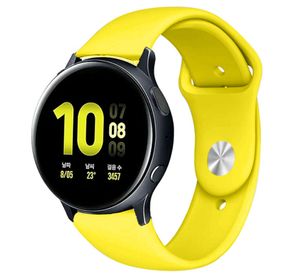 Strap-it Samsung Galaxy Watch Active / Active 2 Sportarmband (Gelb)