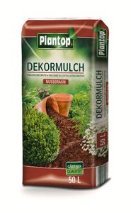 Plantop Dekor-Mulch Nussbraun 10-40mm, 50 Liter