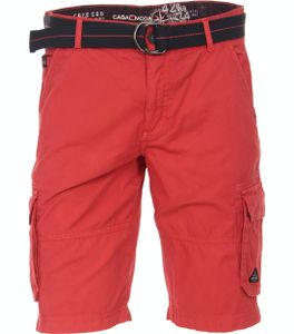 Casamoda Shorts Cargo-Bermuda Rot 100% Baumwolle Größe 33