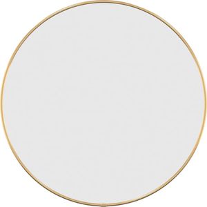 vidaXL Wandspiegel Golden Ø 50 cm Rund