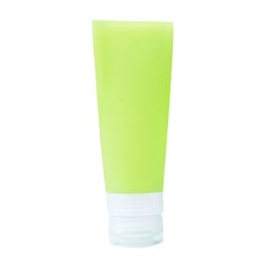 leere Silikon -Reiseflasche Lotion Shampoo Kosmetikrohrbehälter tragbar-Grün ,Größen:80ML