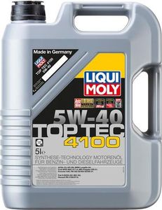Liqui Moly Top Tec 4100 5W 40 Hochwertiges Leichtlaufmotoröl 5L