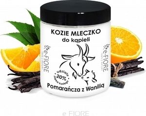e-FIORE - Ziegenmilch zum Baden Orange mit Vanille, 400g