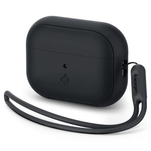 Spigen Silicone Fit Strap - Pouzdro pro Apple AirPods Pro 1 / 2 (černé)