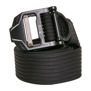Pánský opasek Urban Classics Tech Buckle Belt black - L/XL