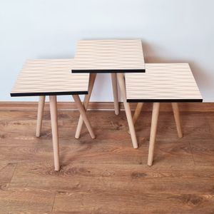 Skye Decor, 3Shp358 - Cream, Couchtisch, Creme, 100 % MDF, 35 x 52 x 35 cm