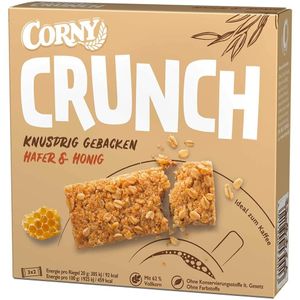 Corny Müsliriegel CRUNCH Hafer & Honig, 6x20g