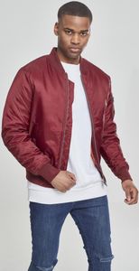 Urban Classics - SHINY BOMBER bunda bordová - 4XL