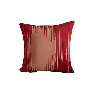 Fadeless Pillowcase Single Side Printed Polyester European Style Pushion Case Home Decor-Rot