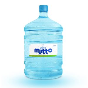 Mutto Premium Quellwasser Wassergallone Flasche für Wasserspender und Handpumpe