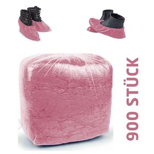 Einweg Schuhüberzieher 900x Stück Überschuhe in Rosa/Pink Überschuhzieher Schutz