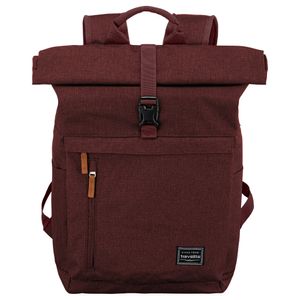 Travelite Basics Rollup Rucksack Daypack Backpack Kurierrucksack 96310, Farbe:Bordeaux