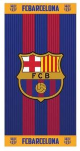Fussball - FC Barcelona - Logo - Mikrofaser Handtuch 70x140 cm - Strandtuch