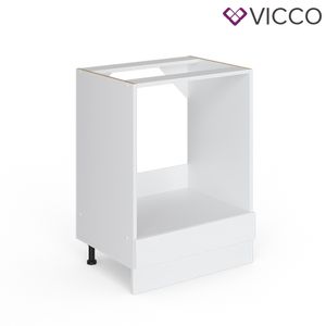 Vicco Herdumbauschrank 60 cm ohne Arbeitsplatte Küchenschrank Küchenschränke Küchenunterschrank R-Line Küchenzeile
