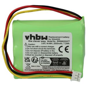 vhbw 1x Akku kompatibel mit Toniebox Tonie Box Hörspielbox (2000 mAh, 3,6 V, NiMH)