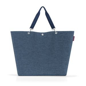 reisenthel shopper XL, nákupná taška, tote bag, plážová taška, tote, polyesterová tkanina, Twist Blue, 35 L, ZU4027
