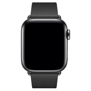 Apple Modernes Lederarmband S (40mm) für Apple Watch (135 - 150 mm Umfang) black