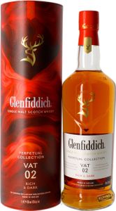 Glenfiddich Perpetual Collection Vat 02 Rich & Dark + Box 1000ml 43% Vol.