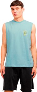 Jack & Jones Mykonos ärmelloses T-shirt Blau XL Mann Blau XL Jack & Jones Mykonos ärmelloses T-shirt Blau XL Mann Blau XL