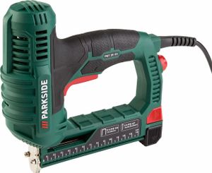 PARKSIDE Elektrotacker PET 25 C3 bis 35 mm Nägel 25 mm Klammern