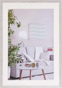 Henzo Fotorahmen - Modern - Fotogröße 60x80 cm - Weiß
