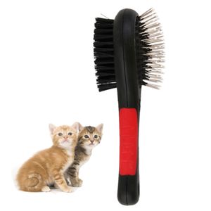 Doppelseitiges Haustier bürste Hunde-Katzen-Haarpflege-Reinigungs werkzeug
