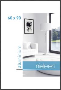 Nielsen Aluminium Bilderrahmen Classic, 60x90 cm, Schwarz Matt