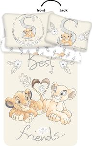 König der Löwen "Best Friends" kuschelweiche Kinderbettwäsche 100x135 cm 100 % Baumwolle