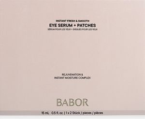 BABOR Instant Fresh & Smooth Eye Serum + Patches Intensive Moisture & Freshness for a Smooth Eye Area