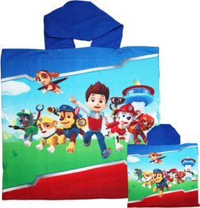 PAW Patrol Kinder Jungen Mikrofaser Poncho Badetuch Badeponcho 55x110 cm PAW Patrol Kinder Jungen Mikrofaser Poncho Badetuch Badeponcho 55x110 cm