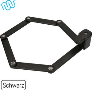 windmeile | Faltschloss mit Schlüssel, aus gehärtetem Stahl, Schwarz, Fahrradschloss mit Halterung, Diebstahlschutz, Fahrrad, E-Bike, Pedelec windmeile | Faltschloss mit Schlüssel, aus gehärtetem Stahl, Schwarz, Fahrradschloss mit Halterung, Diebstahlschutz, Fahrrad, E-Bike, Pedelec
