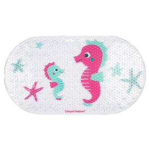 Canpol Babies Badewannenmatte, Anti-Rutsch-Unterlage für die Badewanne  LOVE&SEA pink