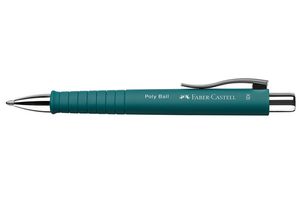 FABER-CASTELL POLY BALL XB zaťahovací biros smaragdovo zelený