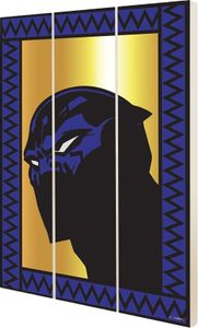 Marvel - bedruckt PM11767 (Einheitsgröße) (Schwarz/Gold/Blau)