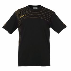 Uhlsport Match Training T-Shirt  - schwarz/gold- Größe: S, 100211002