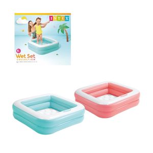 Intex 57100 Planschbecken Pool Babypool 85 x 85 x 23 cm grün oder pink