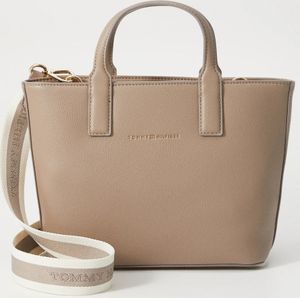 TOMMY HILFIGER TH LOGOTAPE MINI TOTE Brown TOMMY HILFIGER TH LOGOTAPE MINI TOTE Brown