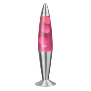 Rabalux Lollipop Lavalampe 1x E14 klar, pink, silber,E14,A+,4108