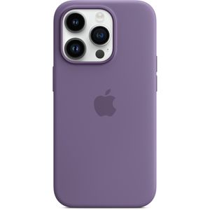 Apple Silicone Case iPhone 14 Pro     pu  mit MagSafe - Iris