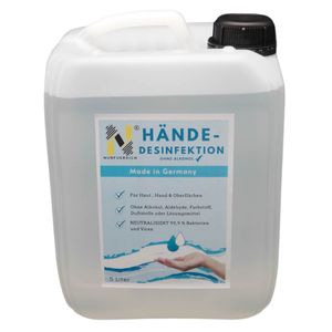 NURFUERDICH NEU 5 L Desinfektionsmittel Hände Flächen Haut Oberflächendefinition Germany