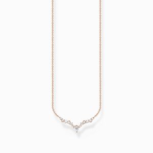 Thomas Sabo KE2172-416-14 Halskette Damen Eiskristalle Zirkonia Roségold 45 cm