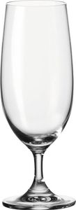 Leonardo Daily Bier-Gläser 6er Set, Tulpe mit gezogenem Stiel, spülmaschinenfeste Bier-Gläser mit gezogenem Stiel, Pils-Gläs, Höhe 19 cm, 360 ml, 063318