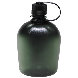 MFH US Feldflasche, GEN II, 1 l, BPA-frei, oliv-transparent