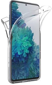 Full Cover Für Samsung Galaxy S20 FE / S20 Lite Silikon TPU 360° Transparent Schutzhülle
