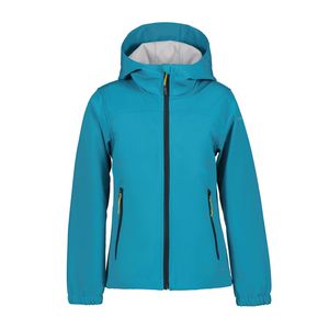 Icepeak Mädchen Softshelljacke Outdoorjacke Wanderjacke Regenjacke Kobryn Jr, Farbe:Blau, Größe:128, Artikel:-339 turquoise